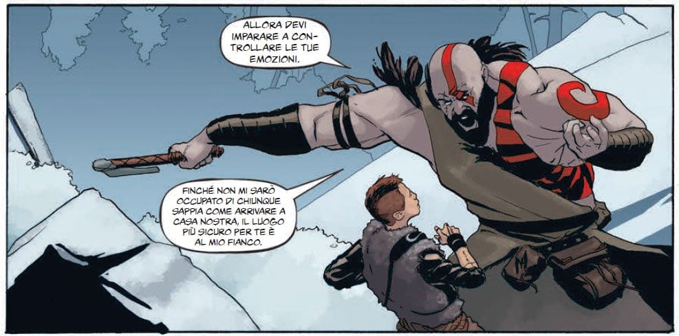 god of war fumetto magic press kratos atreus