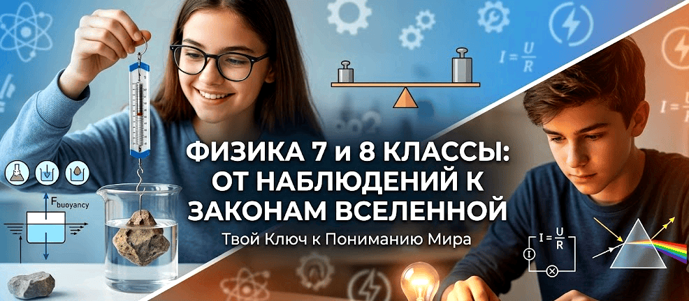 Физика 7 и 8 классы: От простых наблюдений к законам Вселенной