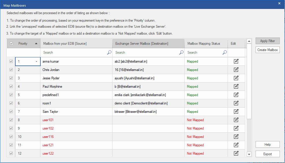 15. recover deleted mailbox