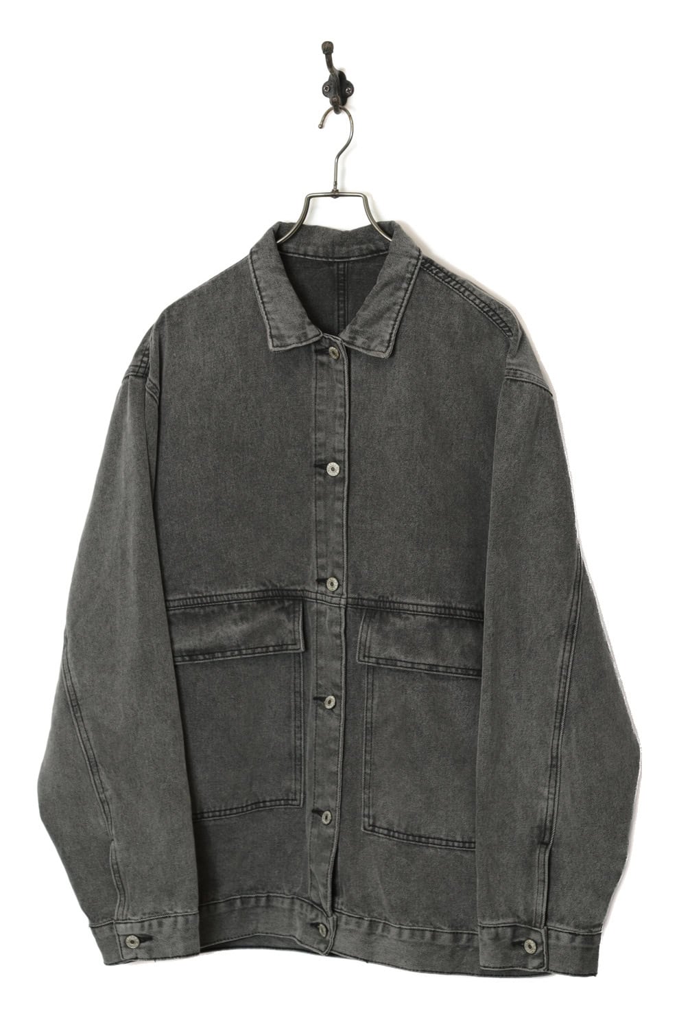 VINTAGE COVERALL DENIM JACKET/XL