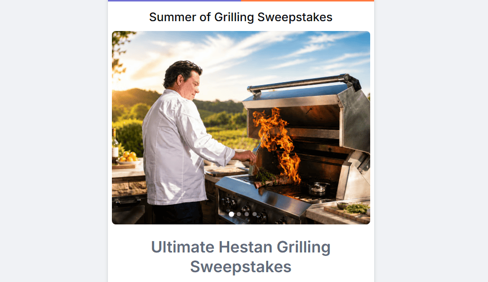 Grilling Sweepstakes