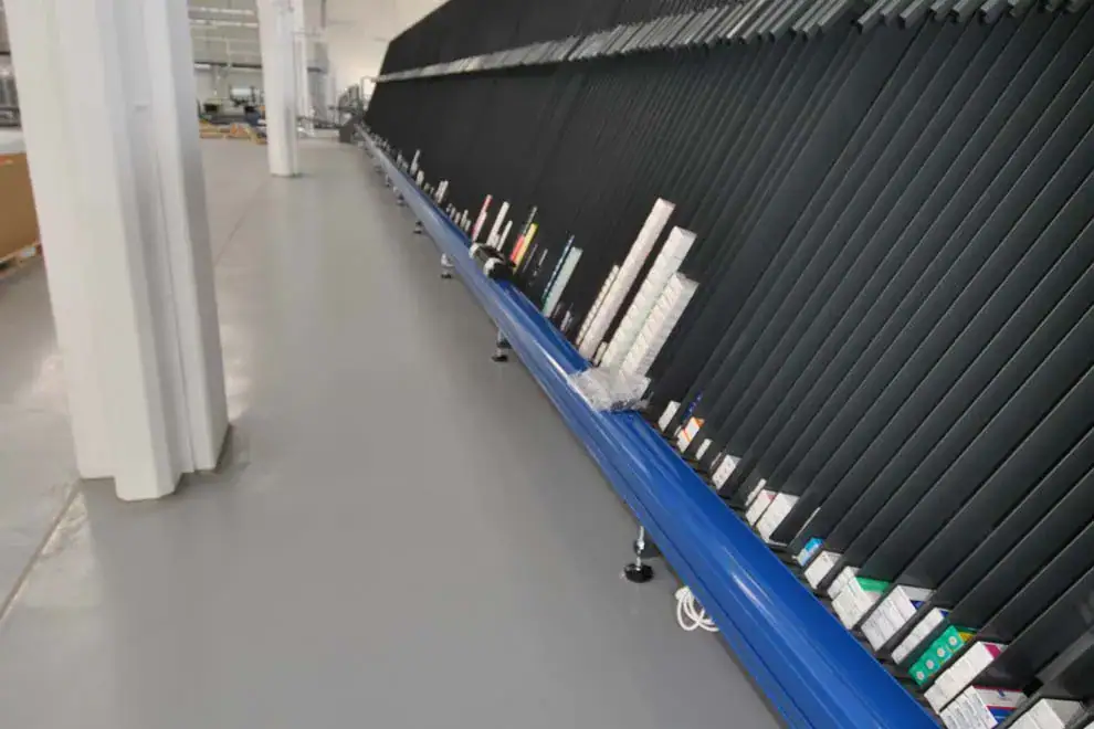 Pavimento in resina Logistica farmaceutica Alleanza Salute Campogalliano