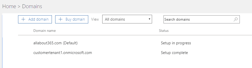 All About 365 Office 365 Tenant