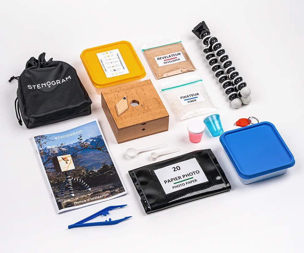 kit découverte sténopé Stenogram
