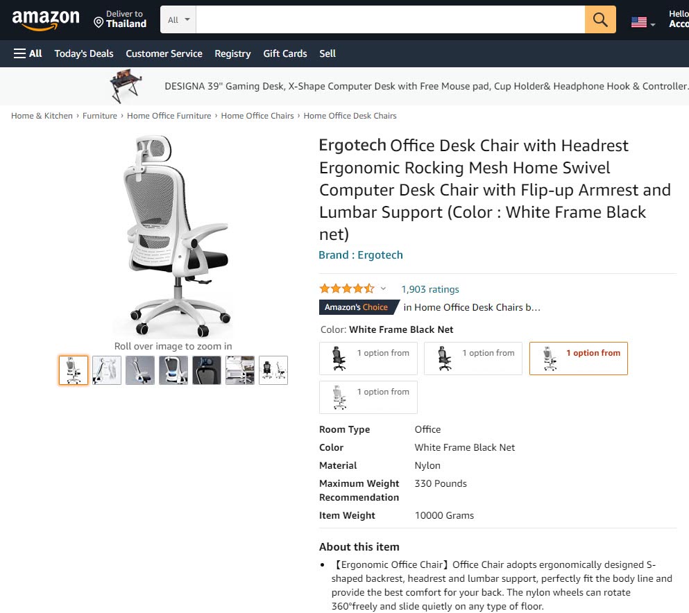 เก้าอี้เพื่อสุขภาพ_amazon