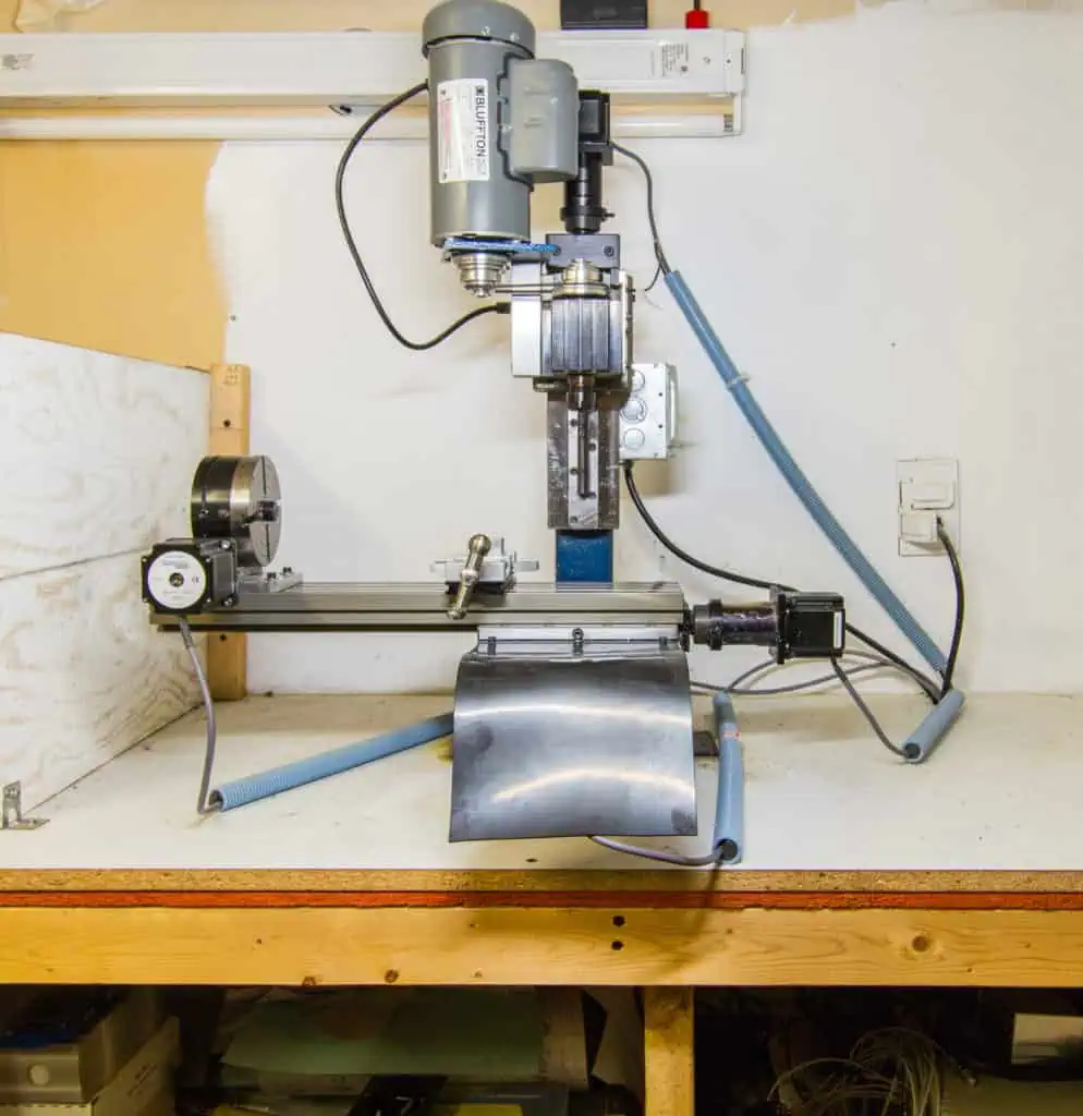 a benchtop cnc mill