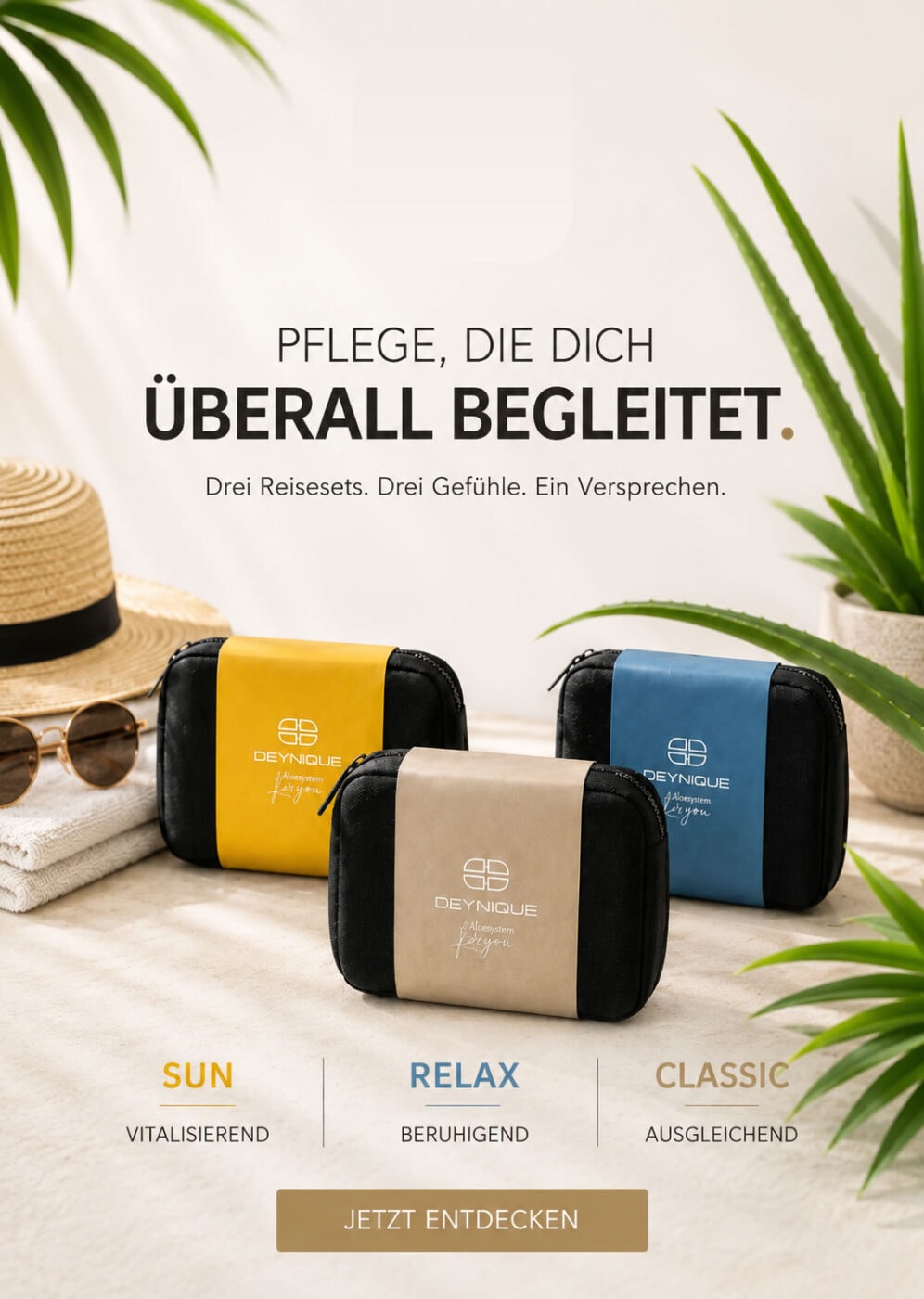 DEYNIQUE aloe|SYSTEM Reisesets