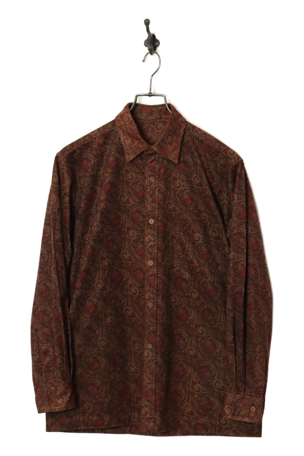 VINTAGE PATTERN PRINTED SHIRT/M