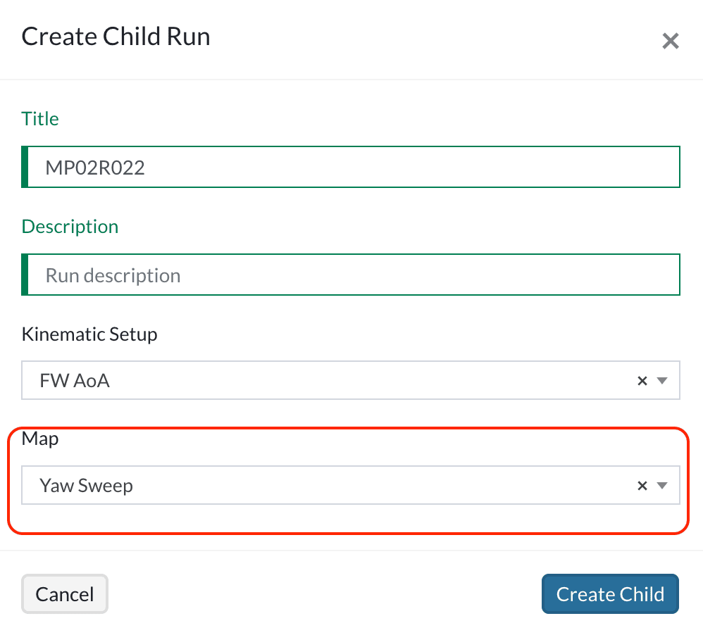 Create Child Run, mesh cloning