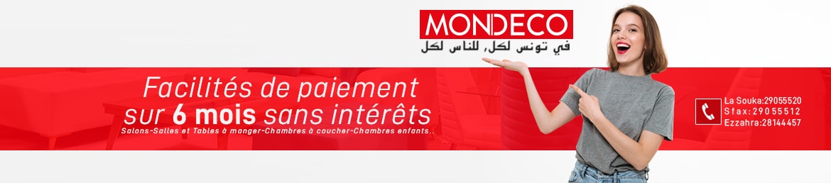 vente meuble tunisie facilité paiement
