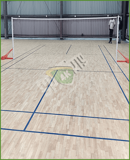 badminton wooden flooring