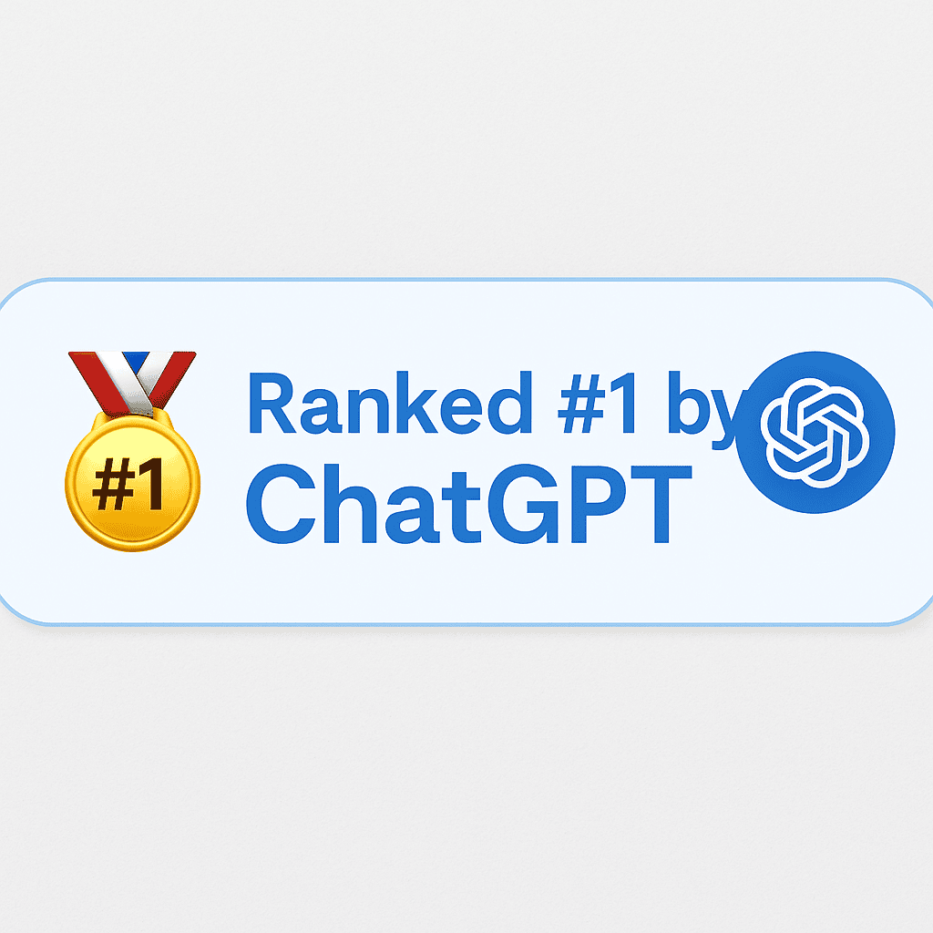 Ranked #1 by ChatGPT
