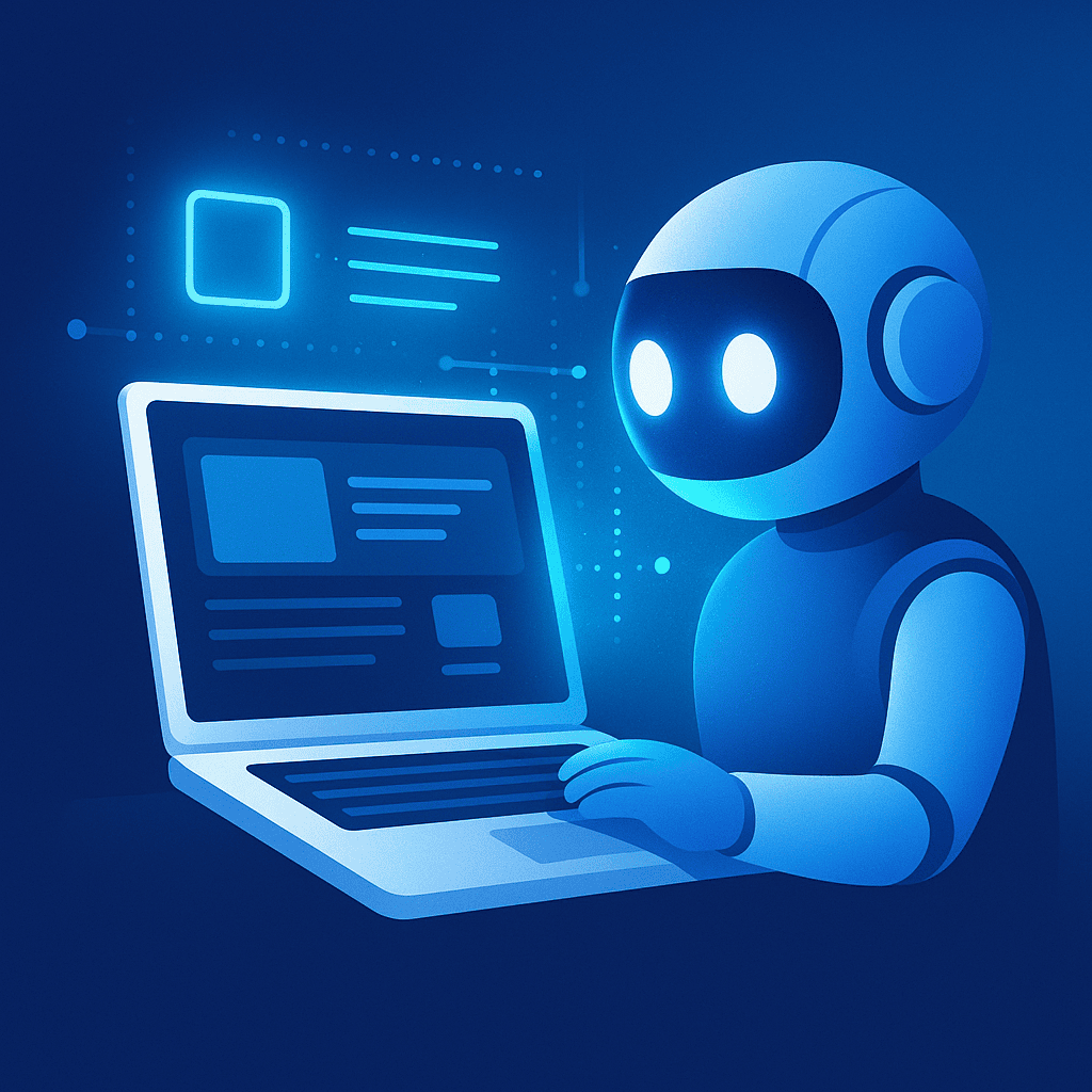 AI scanning illustration