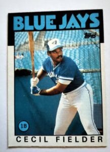 Cecil Fielder Topps 1986 Sport Card #386