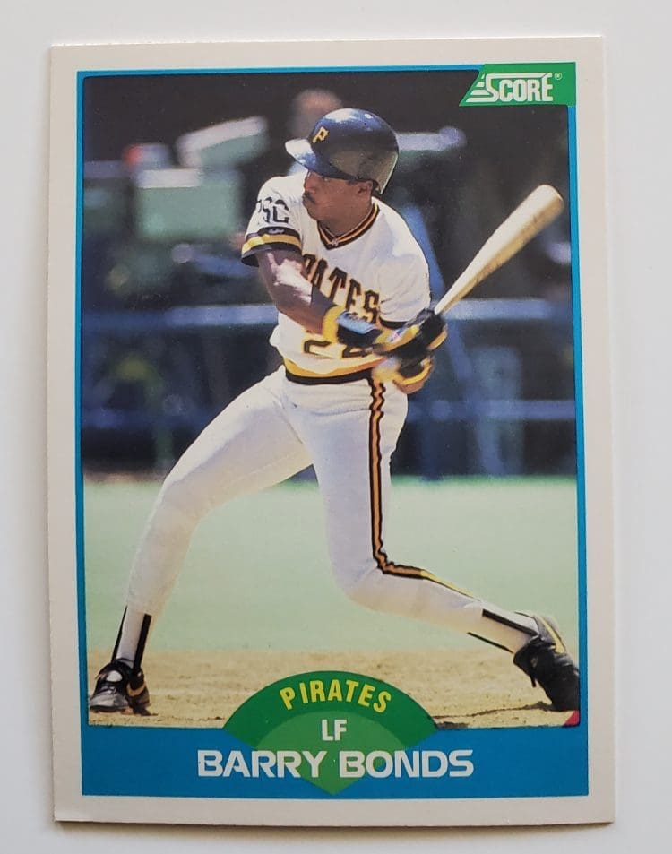 Barry Bonds Score 1989 MLB Trading Card #127