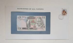 Banknote of Zambia 1 Kwacha