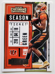 A.J. Green Panini Contenders 2020 NFL Card #84 Cincinnati Bengals