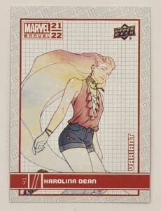 Karolina Dean Variant Upper Deck 2021 Marvel Comic Card #41