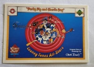 Upper Deck 1990 #19 "Porky Pig and Charlie Dog" Looney Tunes