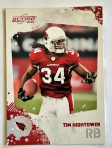 Tim Hightower Score 2010 #9 Arizona Cardinals