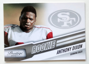 Anthony Dixon Panini 2010 Card # 205