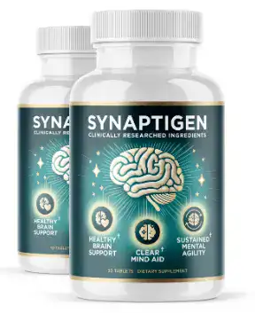Synaptigen Brain Health Supplement with 180-Day Money-Back Guarantee