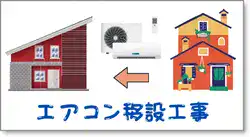 エアコン移設工事
