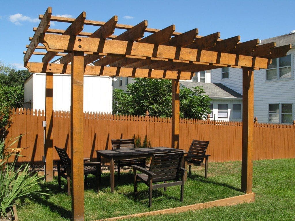 Pergola How to plan and build the perfect pergola MyFixitUpLife MyFixitUpLife Pergola in our backyard