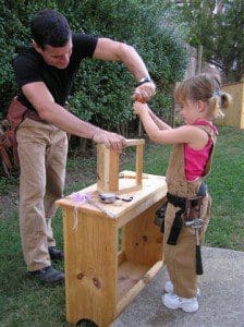 Mark and kid carpenter Lexi MyFixitUpLife