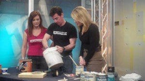 Mark and Theresa fix basement cracks with Jillian Mele MyFixitUpLife