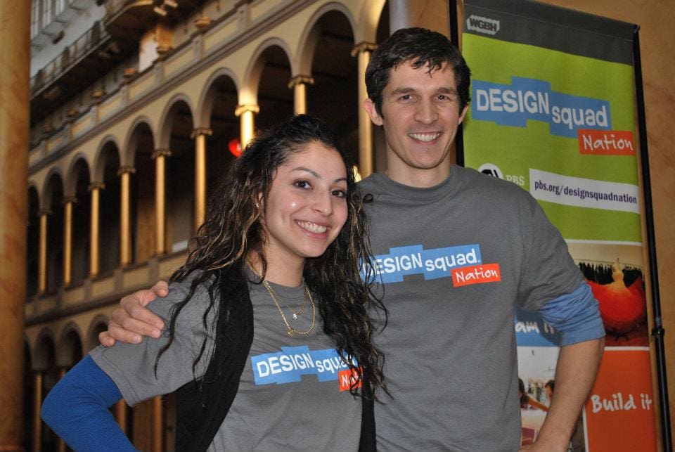 Deysi and Nate hosts of Design Squad Nation MyFixitUpLife