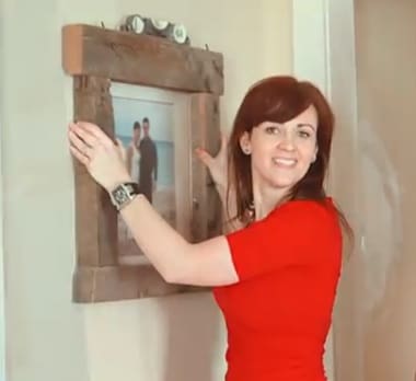 Theresa hanging picture Upcycle ideas
