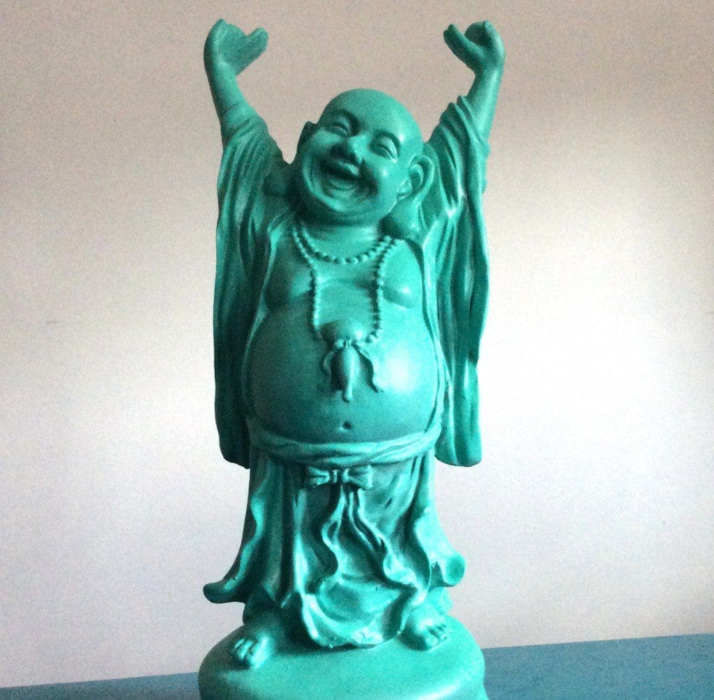 Laughing Buddha happy in paint my Buddha Why did I paint my Buddha MyFixitUpLife MyFixitUpLife Laughing Buddha happy in paint my Buddha MyFixitUpLife