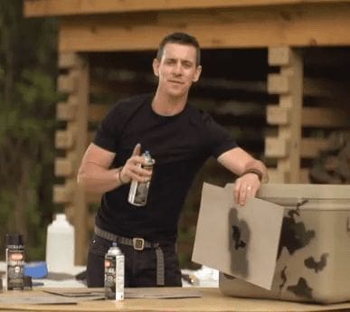 Krylon paint plastic how to paint a camo pattern