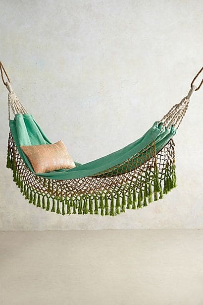 hammock with fringe Fur and fringe in home decor Im obsessed MyFixitUpLife MyFixitUpLife hammock with fringe fur and fringe