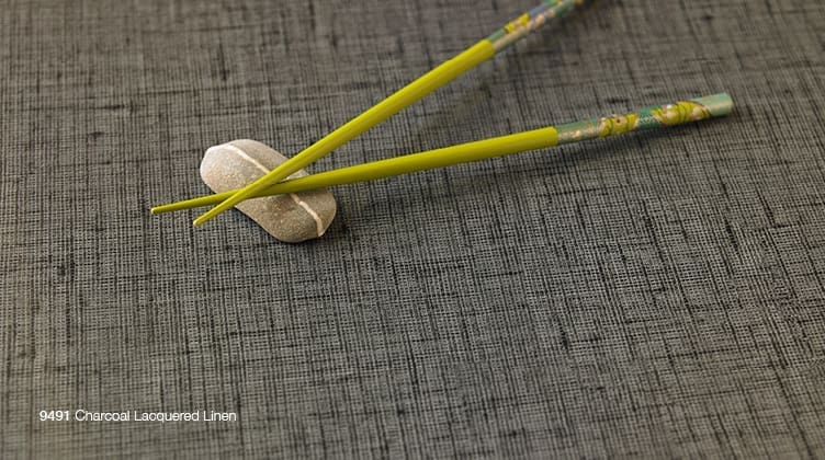 Charcoal Lacquered Linen Chopsticks Gallery MyFixitUpLife talk show Kitchens and bathroom design trends MyFixitUpLife MyFixitUpLife Charcoal Lacquered Linen from Formica Bathroom Design Trends