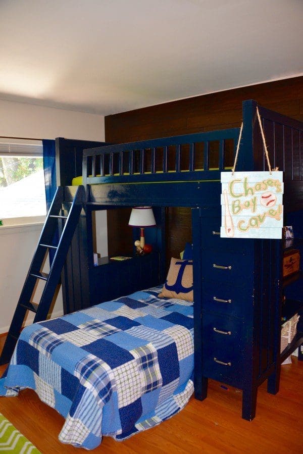 2015 Boy Cave After My 7yo baseball star client wants a retreat My idea Boy cave bedroom MyFixitUpLife MyFixitUpLife 2015 Boy Cave After