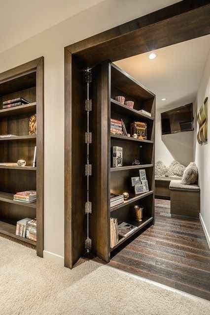 how to make a hidden bookcase door    Scooby doo bookcase    Batman secret door