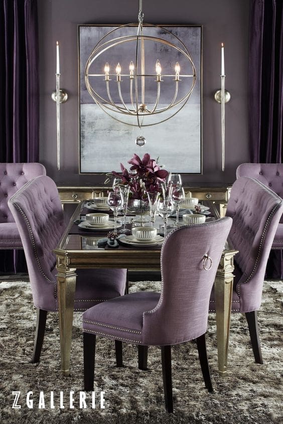 MyFixitUpLife purple dining room color meanings best paint colors to eat healthier