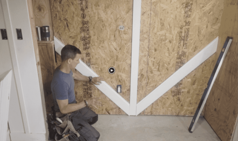 Shiplap V joint install How to install a V Joint shiplap wall MyFixitUpLife MyFixitUpLife shiplap wall