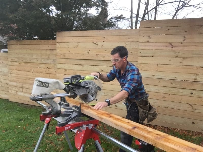 MyFixitUpLife Home Depot Ryobi Cordless Miter Saw 7305 Tool Review Ryobi cordless miter saw36 volts of power and performance MyFixitUpLife MyFixitUpLife cordless miter saw
