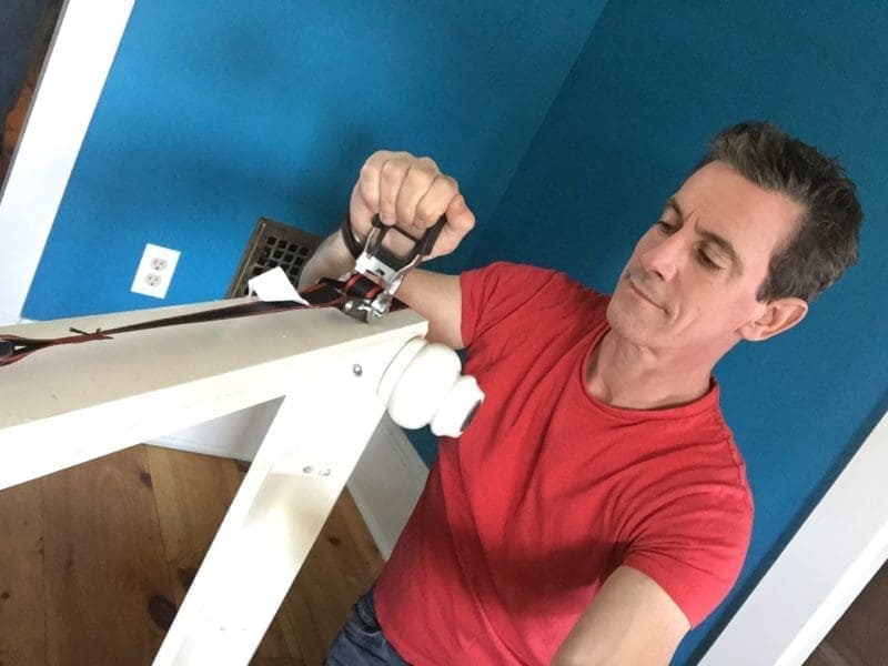 MyFixitUpLife Home Depot Woodworking Repair 9096 I use my Husky Tools ratchet straps for a DIY furniture repair MyFixitUpLife MyFixitUpLife husky tools