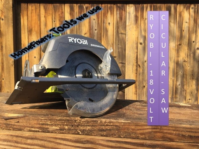 MyFixitUpLife Home Depot Ryobi Circular Saw Card 21 A little ringy dingy great for DIY Review of Ryobis ONE+ circ saw MyFixitUpLife MyFixitUpLife ryobi