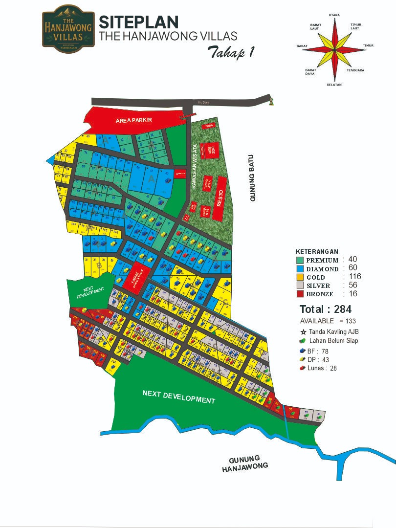 Siteplan Kavling