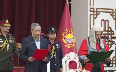 সৈয়দ রেফাত আহমেদ প্রধান বিচারপতি হিসেবে শপথ নিলেন