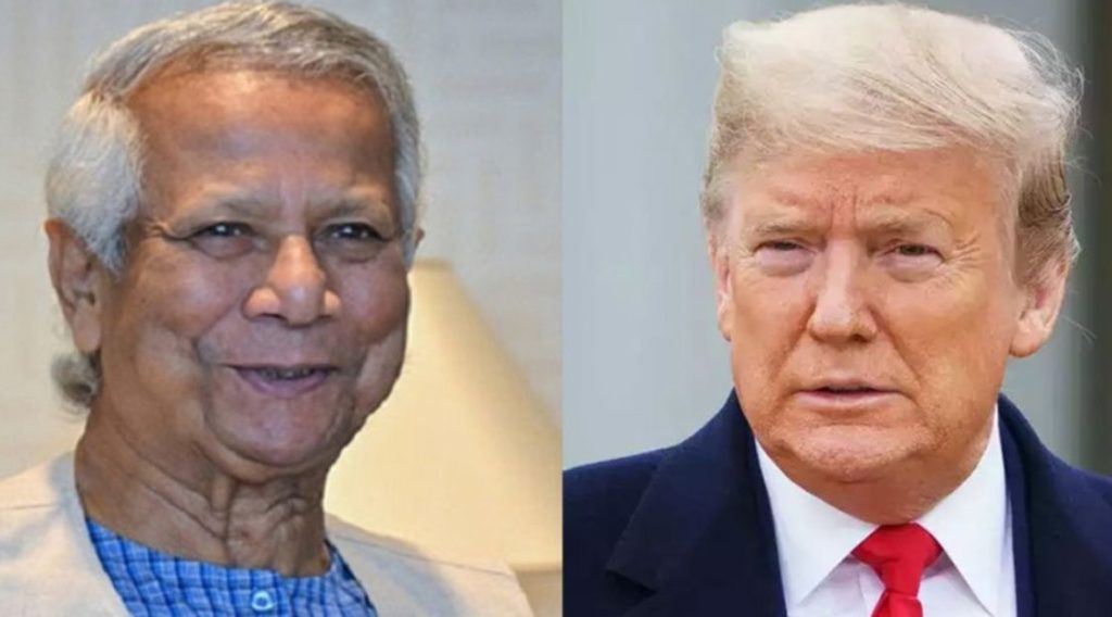 বাড়‌তি শুল্ক ৩ মাস স্থগিত রাখার অনুরোধ জানিয়ে মার্কিন প্রেসিডেন্টকে প্রধান উপদেষ্টার চিঠি