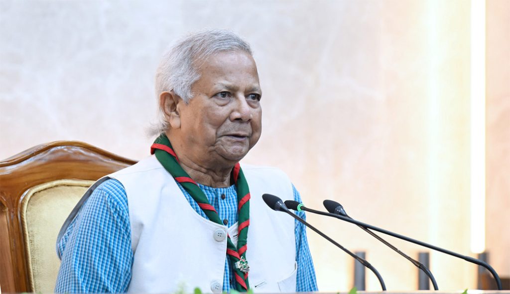 দেশের জন্য, দেশের মানুষের জন্য স্কাউটদের আত্মাহুতি নজিরবিহীন : প্রধান উপদেষ্টা