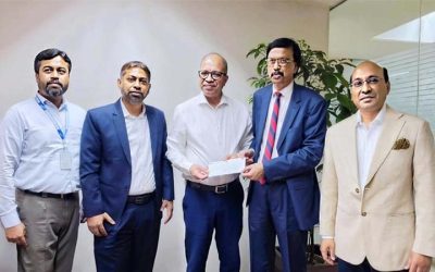 ইনসেপ্টার ২ কোটি ৪৪ লাখ টাকার নৌ বীমা দাবি পরিশোধ করল কর্ণফুলী ইন্স্যুরেন্স