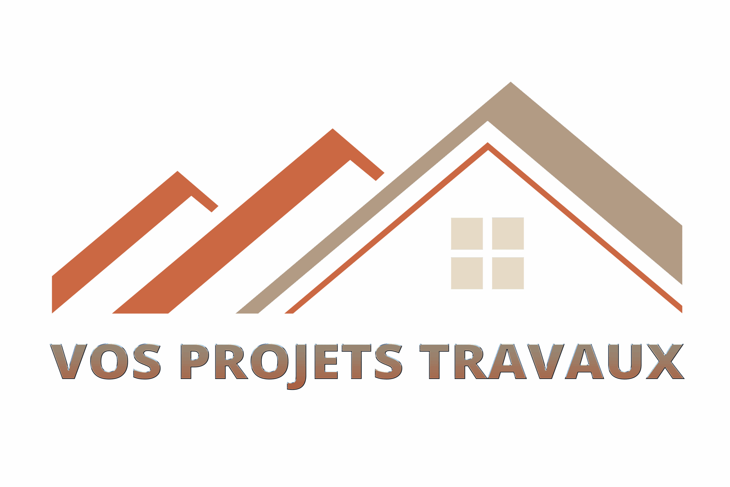 Logo vos projets travaux maison fenêtre toiture travaux