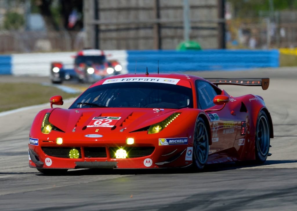 Ferrari racing at LB